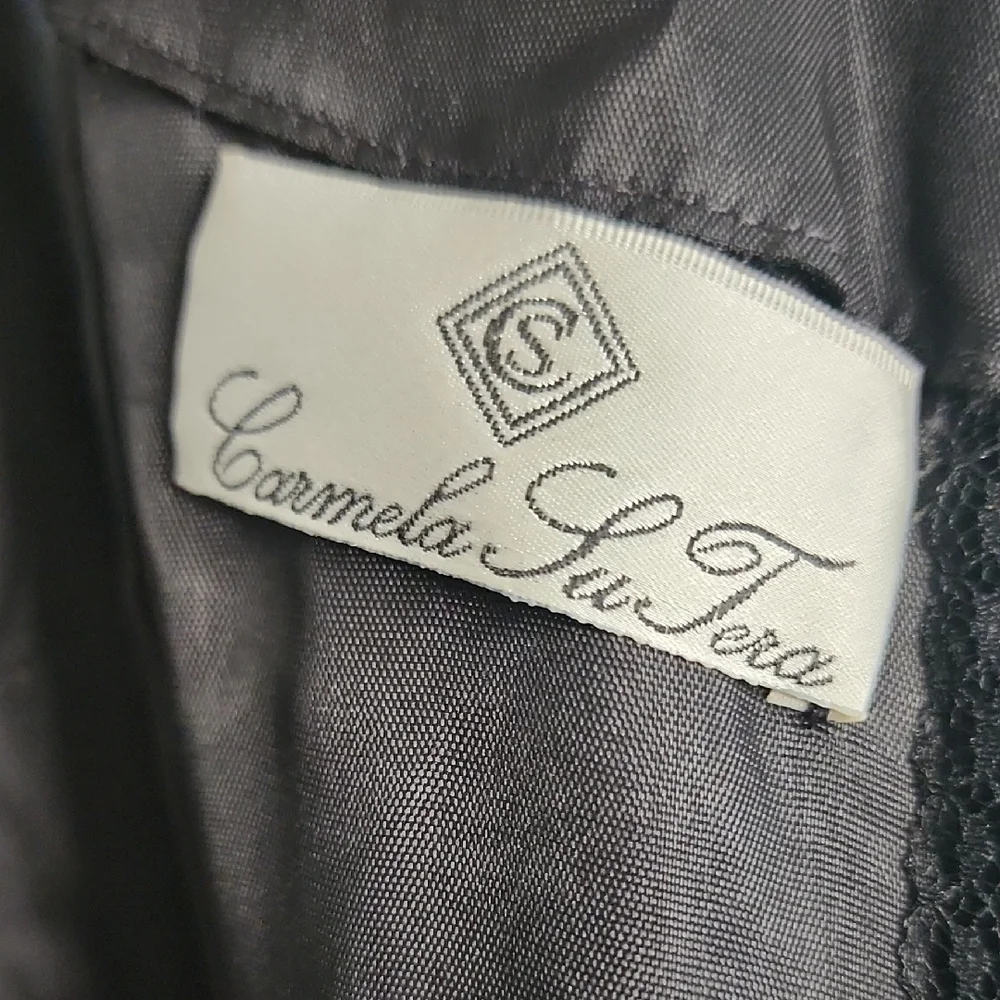 Carmela Sutera Black Ball Gown